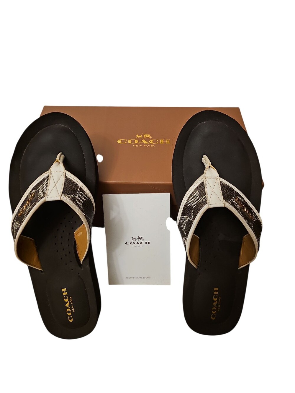 Coach Judy Sandals In Box Size 7 EUC